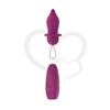 Vibrador anal inalámbrico satinado suave